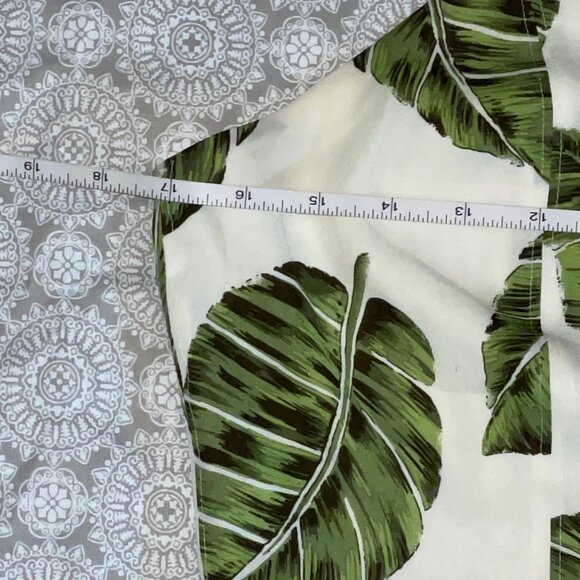 Tropical Palm Croptop Zipper Back by Gilli - Size L - Picture 3 of 7